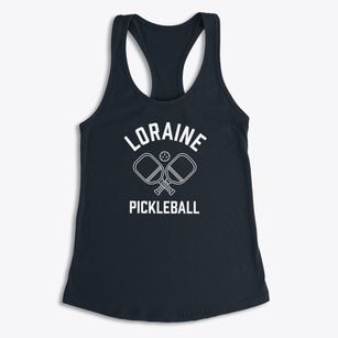 Loraine Texas Pickleball Women's Racerback Tank