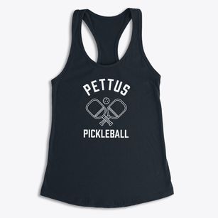 Pettus Texas Pickleball Women's Racerback Tank