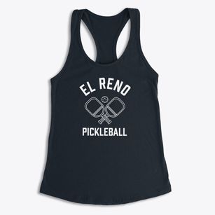 El Reno Oklahoma Pickleball Women's Racerback Tank