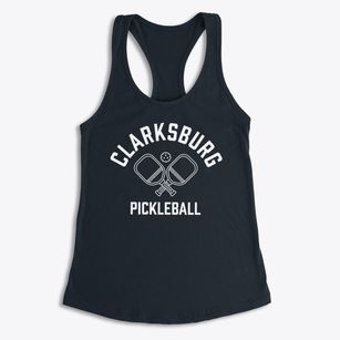 Clarksburg Missouri Pickleball Women's Racerback Tank