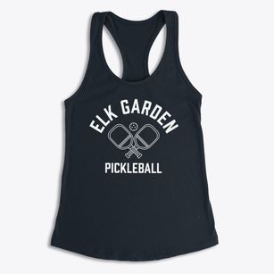 Elk Garden West Virginia Pickleball Women's Racerback Tank