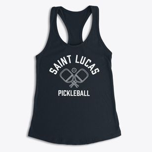 St. Lucas Iowa Pickleball Women's Racerback Tank