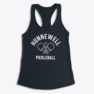 Hunnewell Kansas Pickleball Women's Racerback Tank
