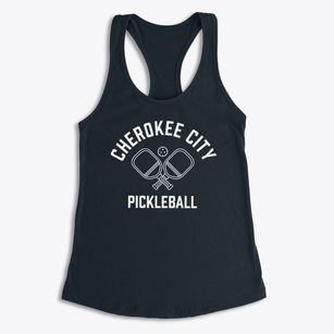 Cherokee City Arkansas Pickleball Women's Racerback Tank