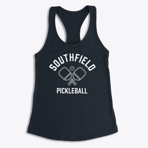 Southfield Massachusetts Pickleball Women's Racerback Tank