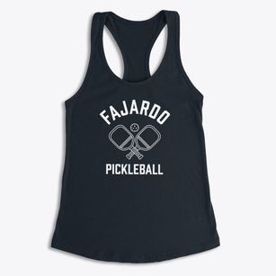 Fajardo Puerto Rico Pickleball Women's Racerback Tank
