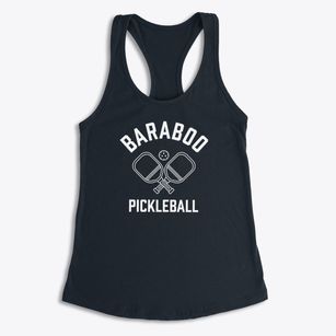 Baraboo Wisconsin Pickleball Women's Racerback Tank