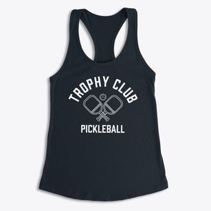 Trophy Club Texas Pickleball Women's Racerback Tank