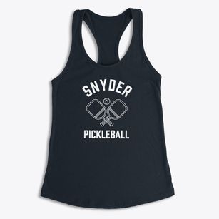 Snyder Texas Pickleball Women's Racerback Tank