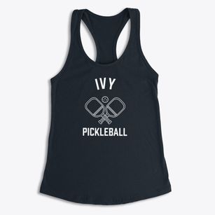 Ivy West Virginia Pickleball Women's Racerback Tank