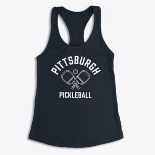 Pittsburgh Pennsylvania Pickleball Women's Racerback Tank