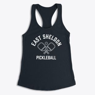 East Sheldon Vermont Pickleball Women's Racerback Tank