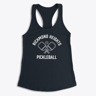 Richmond Heights Ohio Pickleball Women's Racerback Tank
