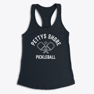 Pettys Shore North Carolina Pickleball Women's Racerback Tank