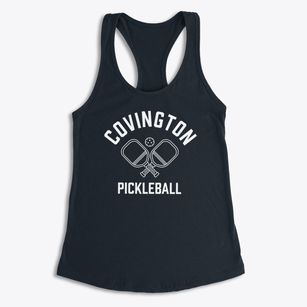 Covington Tennessee Pickleball Women's Racerback Tank