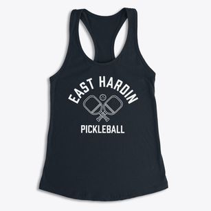 East Hardin Illinois Pickleball Women's Racerback Tank
