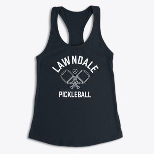 Lawndale Minnesota Pickleball Women's Racerback Tank