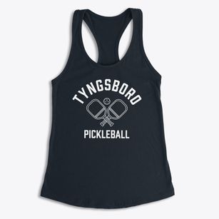 Tyngsboro Massachusetts Pickleball Women's Racerback Tank