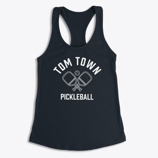 Tom Town Tennessee Pickleball Women's Racerback Tank