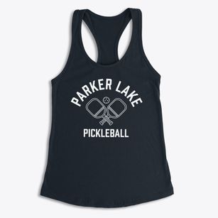 Parker Lake Missouri Pickleball Women's Racerback Tank