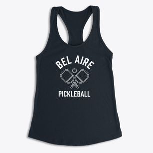 Bel Aire Kansas Pickleball Women's Racerback Tank