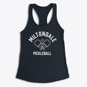 Miltondale Missouri Pickleball Women's Racerback Tank