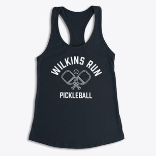 Wilkins Run Ohio Pickleball Women's Racerback Tank