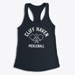 Cliff Haven New York Pickleball Women's Racerback Tank