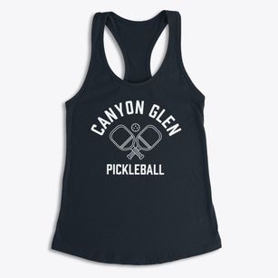 Canyon Glen Utah Pickleball Women's Racerback Tank