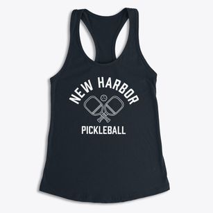 New Harbor Maine Pickleball Women's Racerback Tank