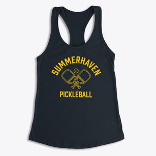 Summerhaven Maine Pickleball Women's Racerback Tank