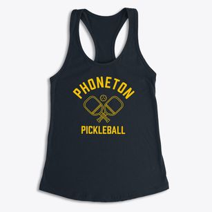 Phoneton Ohio Pickleball Women's Racerback Tank