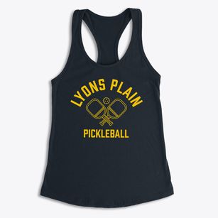 Lyons Plain Connecticut Pickleball Women's Racerback Tank