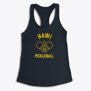 Hawi Hawaii Pickleball Women's Racerback Tank