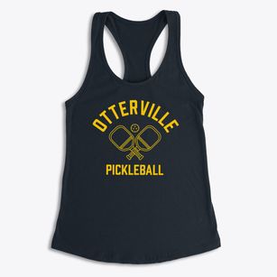 Otterville Missouri Pickleball Women's Racerback Tank