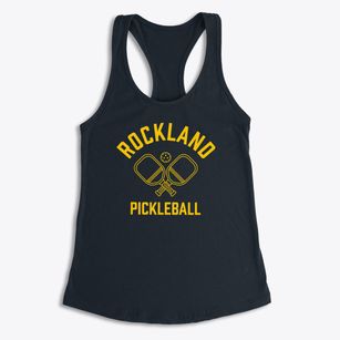 Rockland Massachusetts Pickleball Women's Racerback Tank