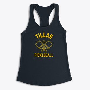 Tillar Arkansas Pickleball Women's Racerback Tank