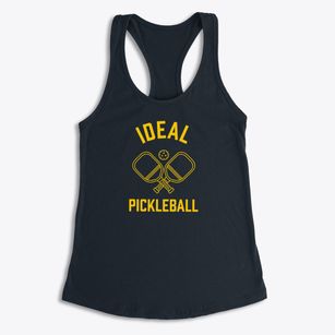 Ideal South Dakota Pickleball Women's Racerback Tank