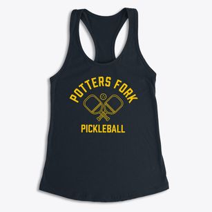 Potters Fork Kentucky Pickleball Women's Racerback Tank