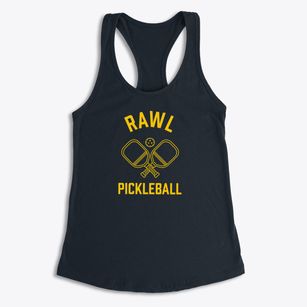 Rawl West Virginia Pickleball Women's Racerback Tank