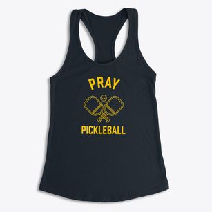 Pray Wisconsin Pickleball Women's Racerback Tank