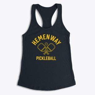 Hemenway Indiana Pickleball Women's Racerback Tank