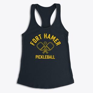 Fort Hamer Florida Pickleball Women's Racerback Tank