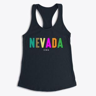 Nevada Iowa Color Pop Women's Racerback Tank