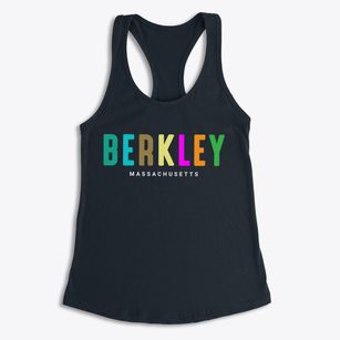 Berkley Massachusetts Color Pop Women's Racerback Tank