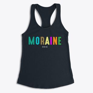 Moraine Ohio Color Pop Women's Racerback Tank