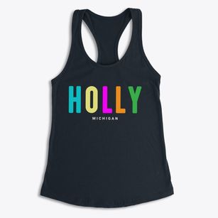 Holly Michigan Color Pop Women's Racerback Tank