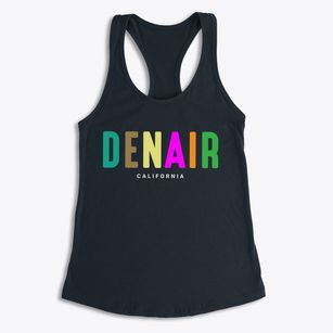 Denair California Color Pop Women's Racerback Tank