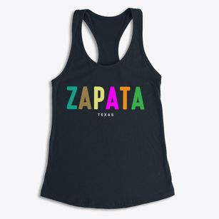 Zapata Texas Color Pop Women's Racerback Tank
