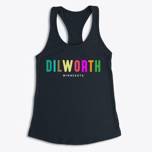 Dilworth Minnesota Color Pop Women's Racerback Tank